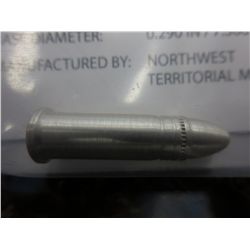 .999 Silver 22 caliber bullet
