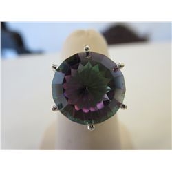 10 Carat Mystic Topaz ring set in sterling silver
