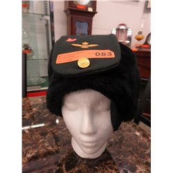1970's Parktown hat, Men's winter with cap badges