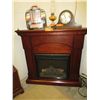 Image 1 : Electric corner fireplace