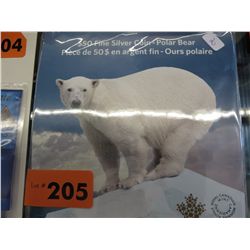 2014 Canada Polar Bear silver $50.00 coin