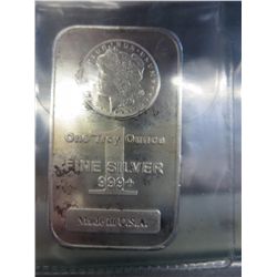 Silver Bar, Morgan Head design