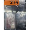 Image 2 : Silver Bar, Liberty, Equality & Fraternity design