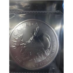 2012 Canada Moose silver $5.00 coin