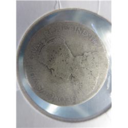 King George 25 cent Canadian coin, mint year 1918