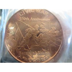 5 x 0.999 Copper Bullion Rounds, US Mint