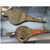 Image 1 : 3 Vintage brass & leather bellows