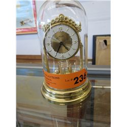 Dome covered Anniversary clock
