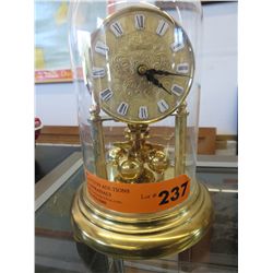 K.U.F. German dome covered Anniversary clock