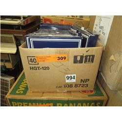 New brass picture frames in retail packaging