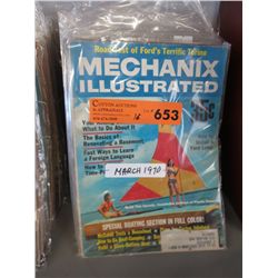 16 x 1970 Popular Mechanics magazines