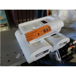 3 Carbon monoxide alarms - Kidde