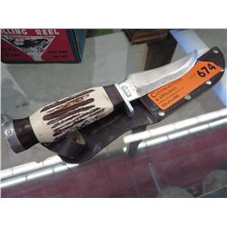 Twika knife and sheath with 5" blade
