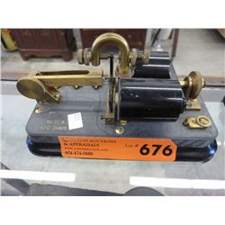 Vintage telegraph receiver