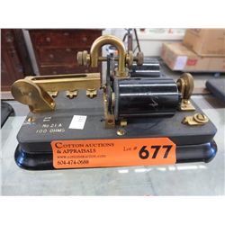 Vintage telegraph receiver