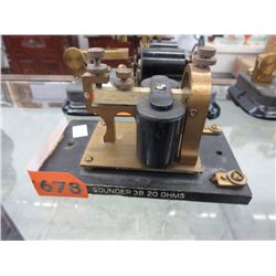 Vintage telegraph sounder