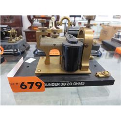 Vintage telegraph sounder
