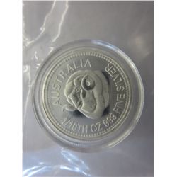 .999 Silver round - Mountain Ram