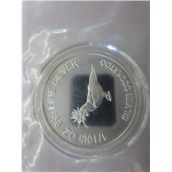 .999 Silver round - Cockatoo