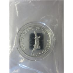 .999 Silver round - Platypus