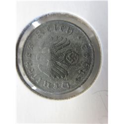 10 x WW2 Nazi German Eagle & Swastika zinc coins