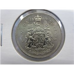 10 x Old Canada half dollar pieces