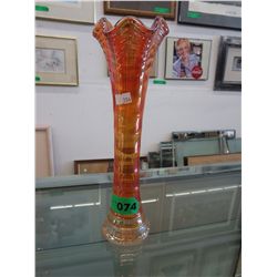 Vintage carnival glass vase