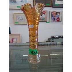 Vintage carnival glass vase