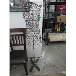Vintage Wire Judy form on stand