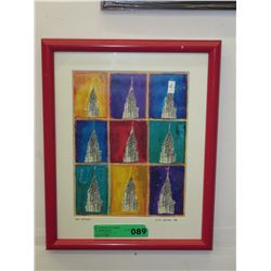 Signed "9 Chryslers", M. Babmak, signed 1996