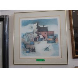 Signed, mixed media print by Rosine Wachtmeister