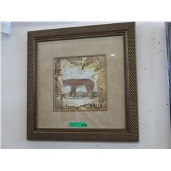 Well framed print of a leopard