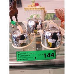 English ceramic children's mini cream and sugar
