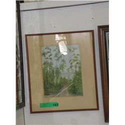 Signed water colour "Marion Reid"