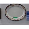 Image 1 : Large china platter by Bishop Stonier