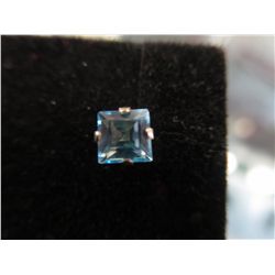 10KT Yellow Gold New Blue Topaz Earrings