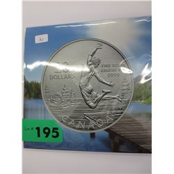 2014 Canada Summertime silver $20.00 coin