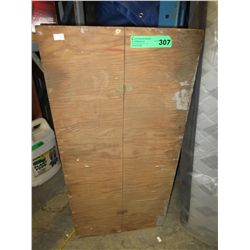 Vintage wooden tool box