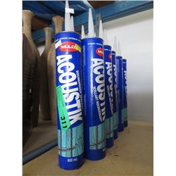 11 x 800 ml tubes of Acoustik soundproof sealant