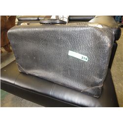 Vintage leather suitcase