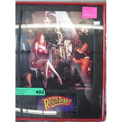 Rare "Who Framed Roger Rabbit" print