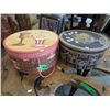 Image 1 : 2 Hat box style storage boxes