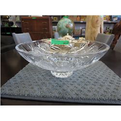 Lead crystal centerpiece bowl