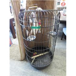 Large round bird cage