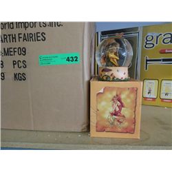 Case of Fairy snow globes in retail pkgs