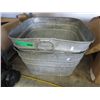 Image 1 : 2 Galvanized tin tubs