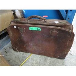1920s Leather suitcase
