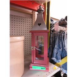 Decorative display case - 4 glass panels