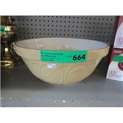 Glazed ironstone bowl, English