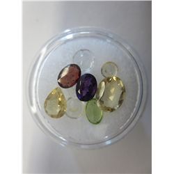 Gem Jar filled with Misc. Cut Gemstones